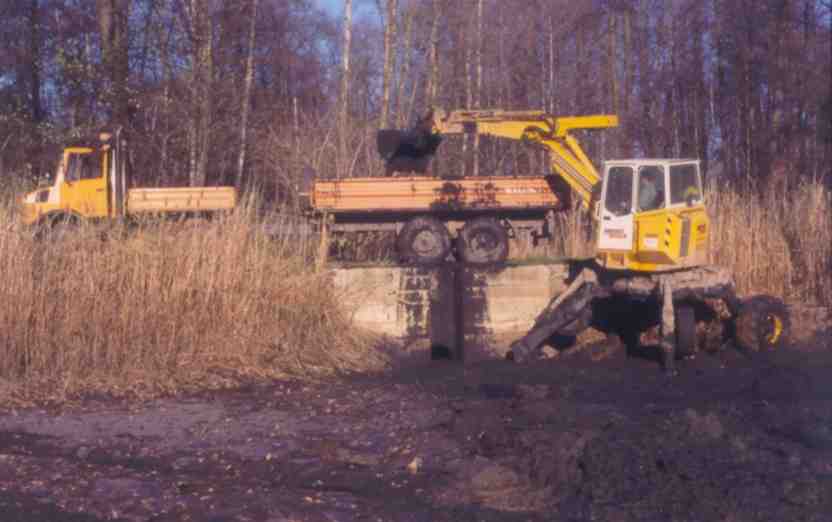 Fischgruben- und Grabenrämung